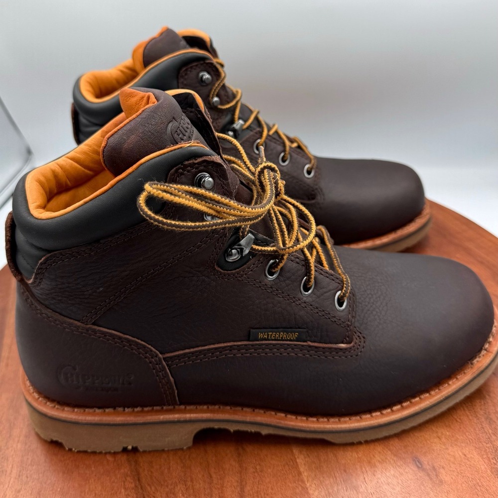 Chippewa Colville 6" Briar Oiled Waterproof Work Boots Mens 8.5 Wide 72125‎